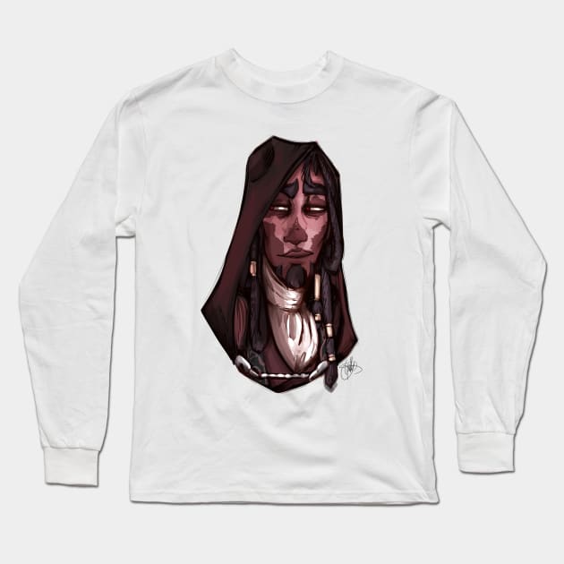 the Beautiful Kravitz Long Sleeve T-Shirt by CrossRoadArt